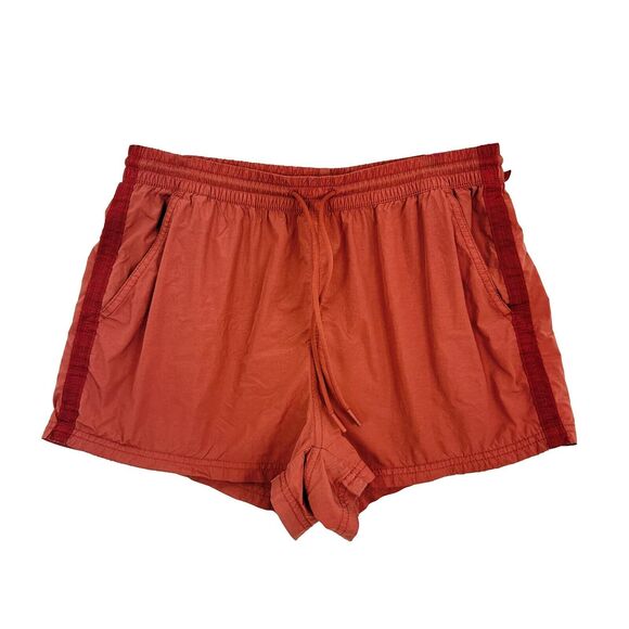 ATHLETA Expedition Short 4 Etruscan Red Windbreaker Drawstring Hiking EUC B16 - Picture 2 of 6